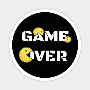 Game over shirt, pack- man game, gift idea Magnet